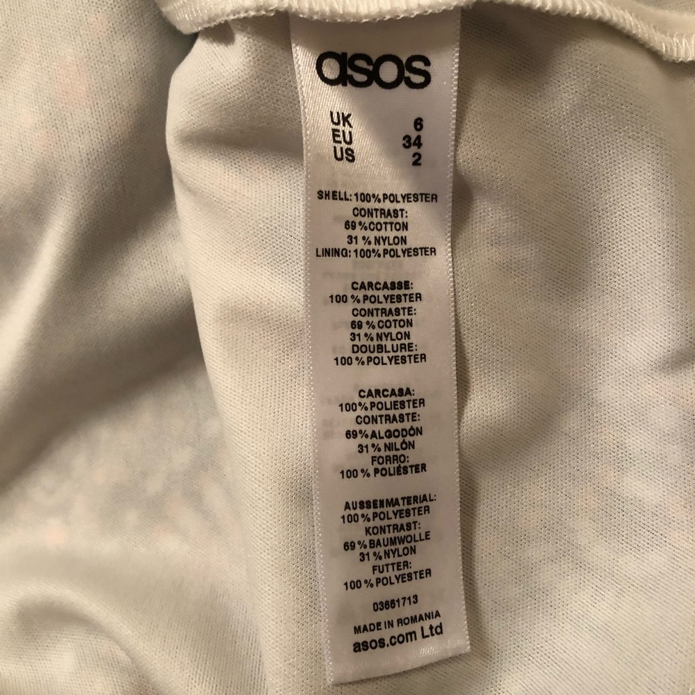 ASOS Skater Dress in Paisley Print with Lace Back - Picture 12 of 12
